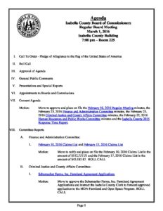 preview image of first page March 1, 2016 Agenda