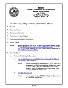 preview image of first page July 19, 2016 Agenda