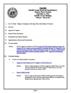 preview image of first page September 6, 2016 Agenda