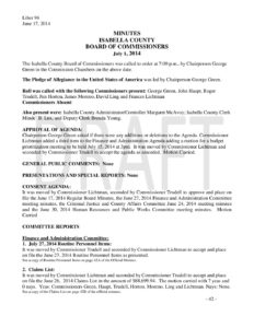 preview image of first page July 1, 2014 Minutes