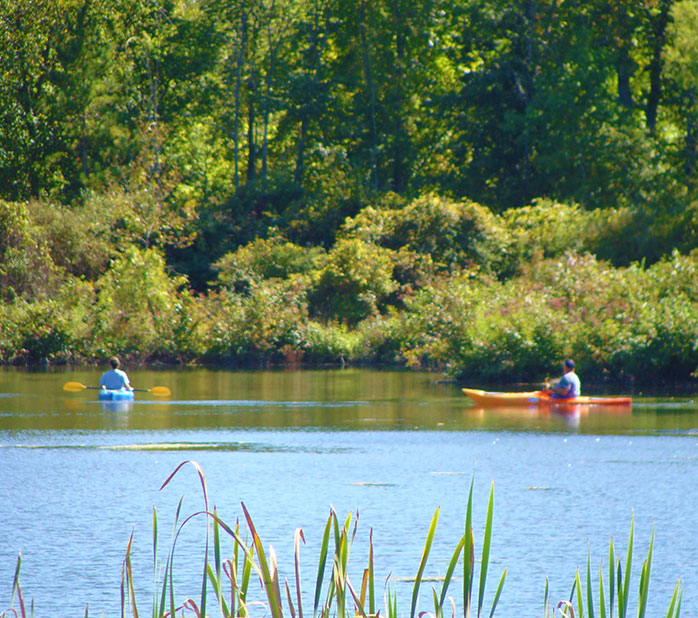 Canoeing On Chip River