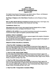 preview image of first page August 6, 2019 Minutes