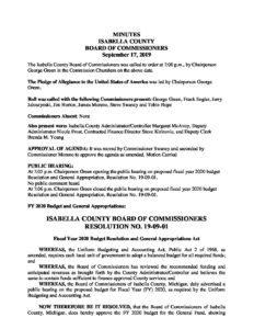 preview image of first page September 17, 2019 Minutes