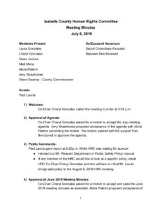 preview image of first page July 8, 2019 Minutes