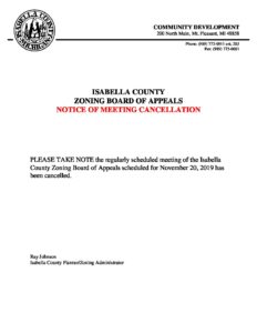 preview image of first page November 20, 2019 Notice of Cancellation