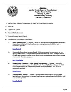 preview image of first page February 18, 2020 Agenda