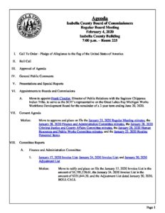 preview image of first page February 4, 2020 Agenda