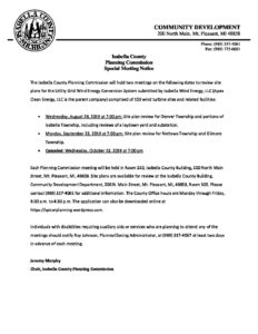 preview image of first page October 23, 2019 Notice of Special Meeting