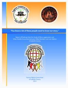 preview image of first page Study of Microagressions Against Tribal Members in Isabella County – Full Report