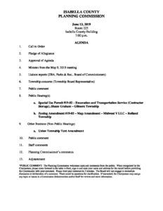 preview image of first page June 13, 2019 Agenda