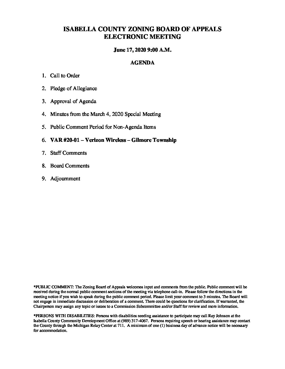 preview image of first page June 17, 2020 Agenda