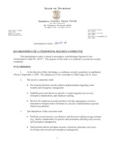 preview image of first page 2019-4 Establishment of Courthouse Security Committee