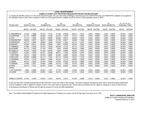 preview image of first page Equalization Ratios Tentative for 2019