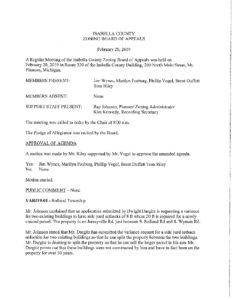 preview image of first page February 20, 2019 Approved Minutes