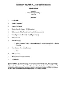 preview image of first page March 12, 2020 Agenda