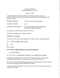 preview image of first page January 15, 2020 Approved Minutes