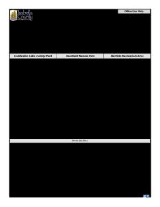 preview image of first page Pavilion Rental Form