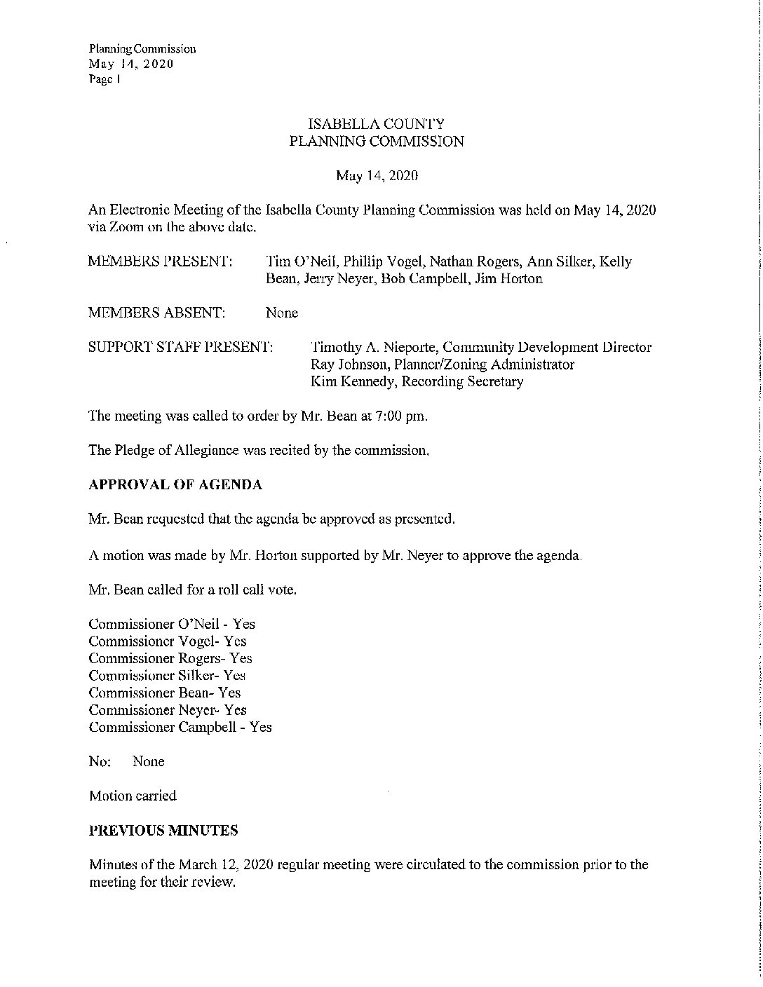 preview image of first page May 14, 2020 Approved Minutes