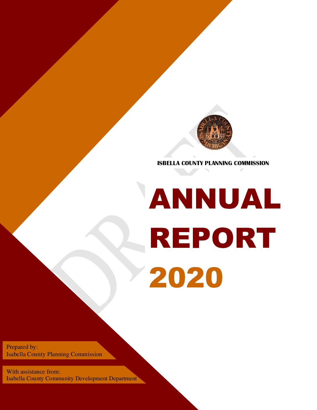 preview image of first page 2020 Planning Commission Annual Report (Draft)