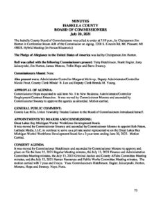 preview image of first page July 20, 2021 Minutes