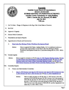 preview image of first page July 20, 2021 Agenda