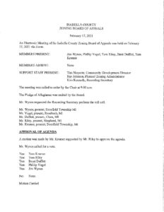 preview image of first page February 17, 2021 Approved Minutes