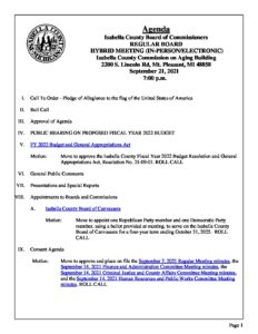 preview image of first page September 21, 2021 Agenda