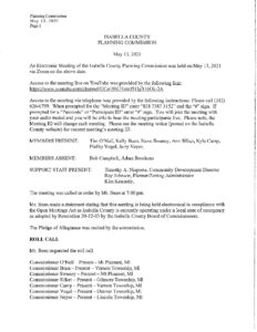 preview image of first page May 13, 2021 Approved Minutes