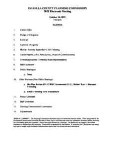 preview image of first page October 14, 2021 Agenda