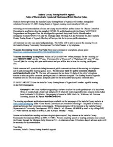 preview image of first page November 17, 2021 Meeting Notice