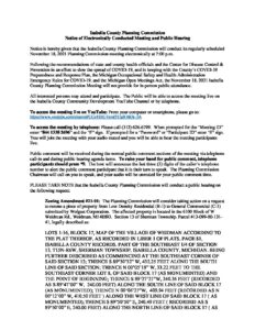 preview image of first page November 18, 2021 Meeting Notice