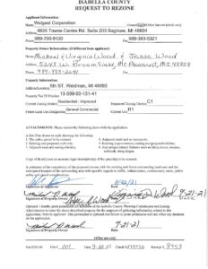 preview image of first page Zoning Amendment #21-01 Wolgast Corporation – Sherman Township
