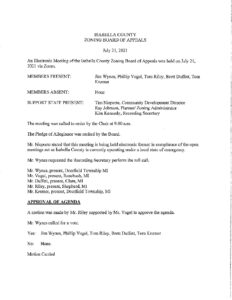 preview image of first page July 21, 2021 Approved Minutes