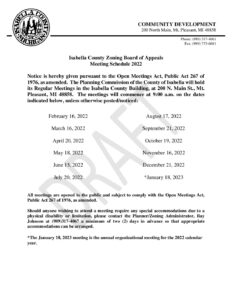 preview image of first page 2022 Proposed Meeting Schedule