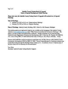 preview image of first page February 16, 2022 Special Meeting Notice