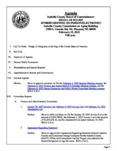 preview image of first page February 15, 2022 Agenda