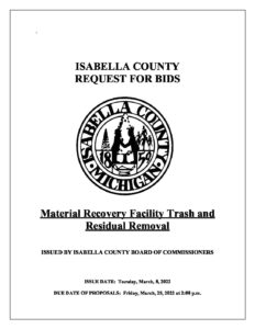 preview image of first page MRF Trash and Residual Waste Removal RFB