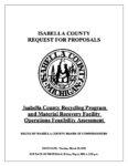 preview image of first page Isabella County Recycling Program and Material Recovery Facility Operations Feasibility Assessment RFP