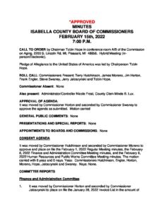 preview image of first page February 15, 2022 Minutes