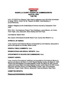 preview image of first page April 5, 2022 Minutes