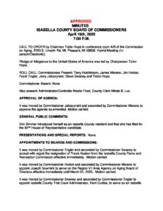 preview image of first page April 19, 2022 Minutes