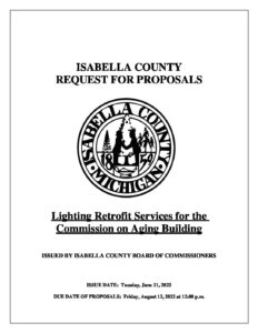 preview image of first page Lighting Retrofit Services for the Commission on Aging Building
