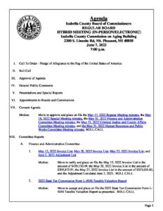 preview image of first page June 7, 2022 Agenda