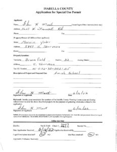 preview image of first page Special Use Permit #22-01 Amish School – Broomfield Township