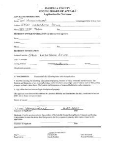 preview image of first page VAR#22-03 Morgenstern – Nottawa Township