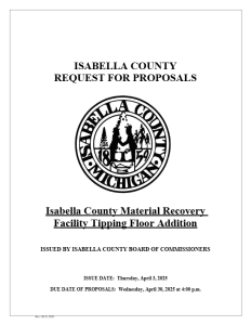 preview image of first page Material Recovery Facility Tipping Floor Addition