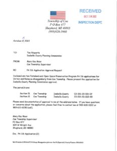preview image of first page PA116 – Vernon and Rebecca Moggenborg – Coe Township