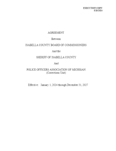 preview image of first page Corrections Unit CBA