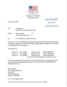 preview image of first page PA116 Martin Travis Living Trust – Coe Township
