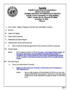 preview image of first page November 15, 2022 Agenda